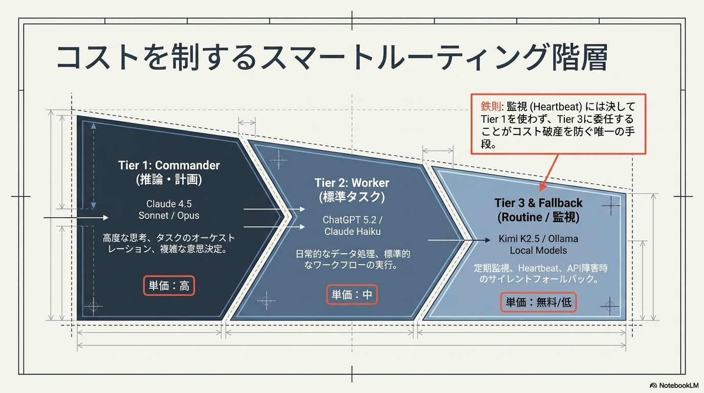 コストを制するスマートルーティング階層